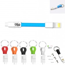 3 in 1 Magnet Charging Cable Keychain